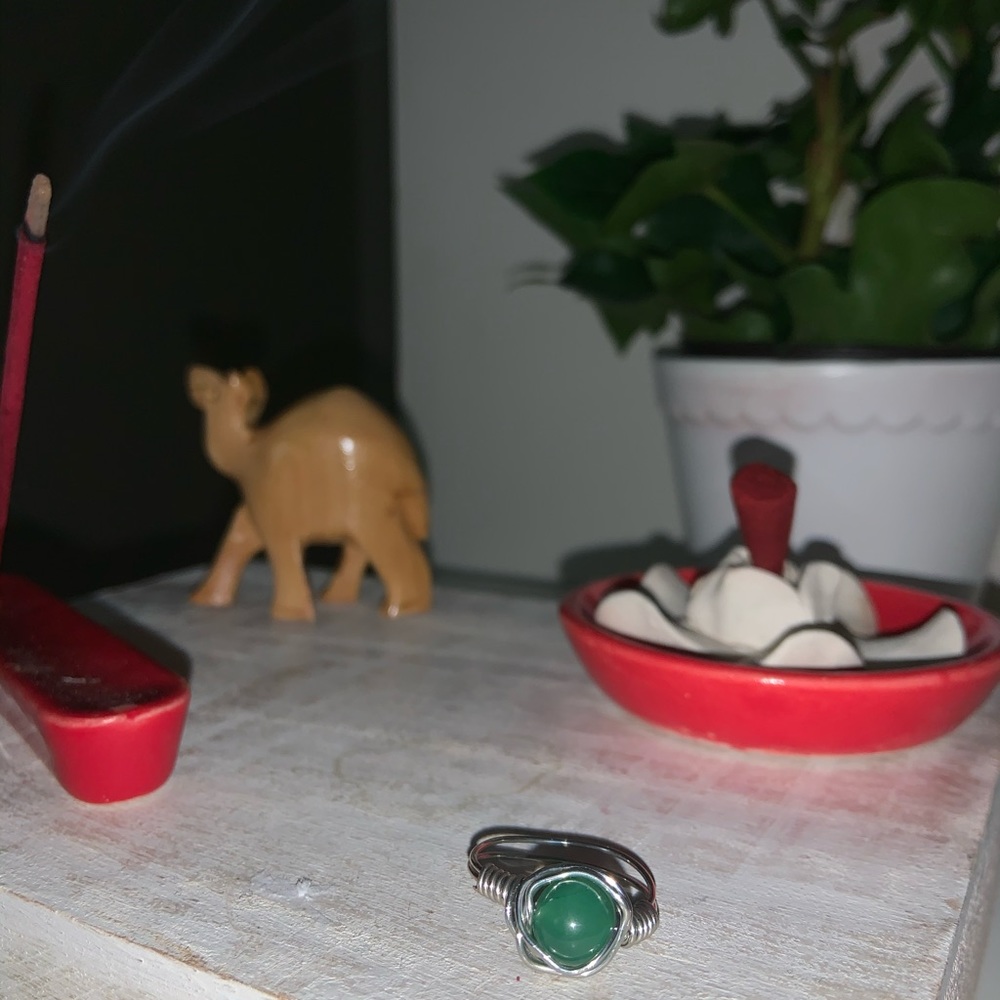 Aventurine green ring!